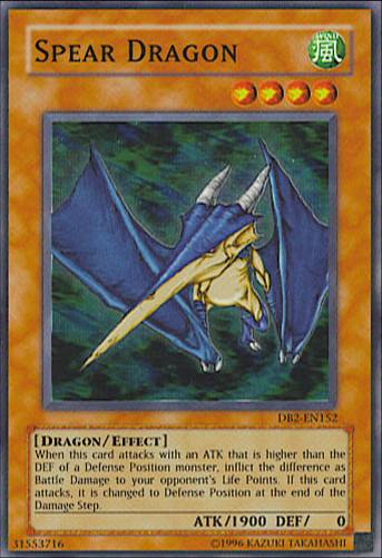 Spear Dragon [DB2-EN152] Super Rare - Yu-Gi-Oh! - Card Brawlers | Quebec | Canada |