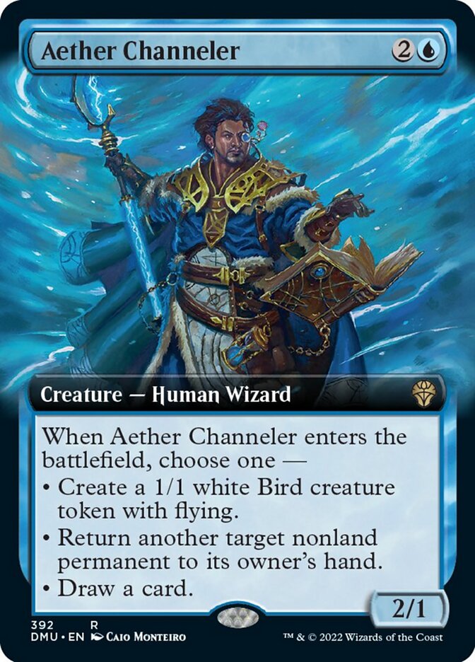 Aether Channeler (Extended Art) [Dominaria United] - Magic: The Gathering - Card Brawlers | Quebec | Canada |
