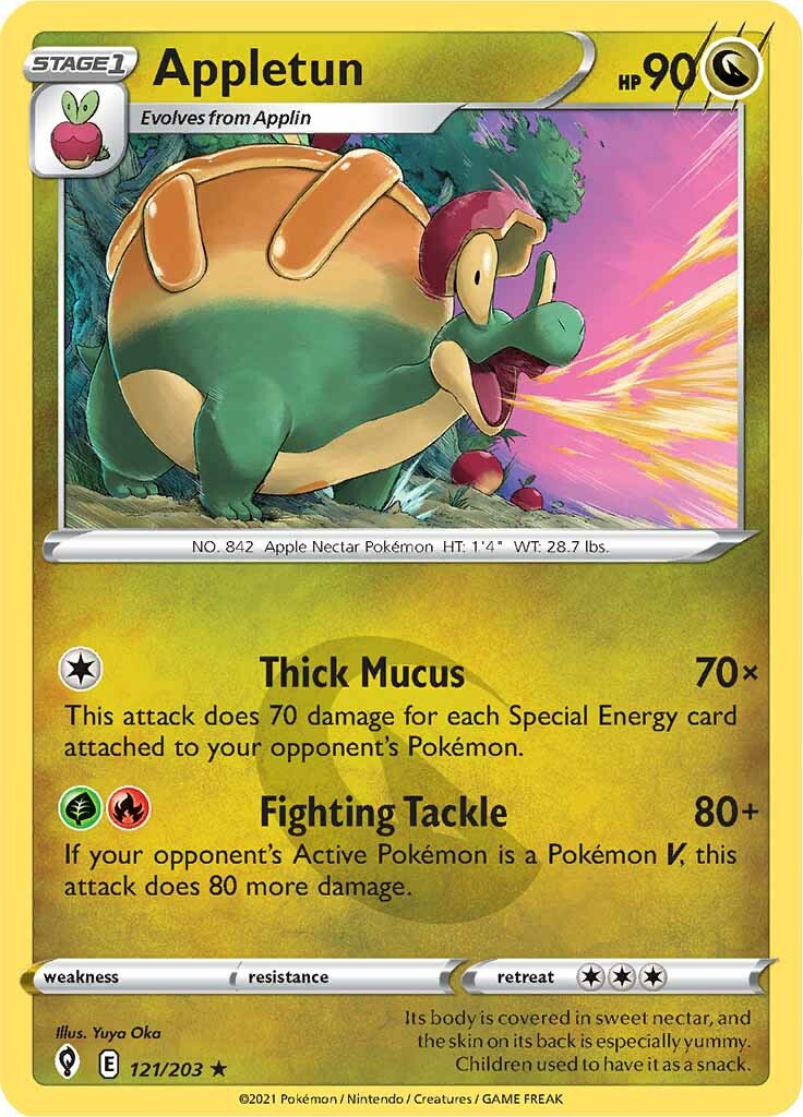 Appletun (121/203) [Sword & Shield: Evolving Skies] - Pokémon - Card Brawlers | Quebec | Canada |