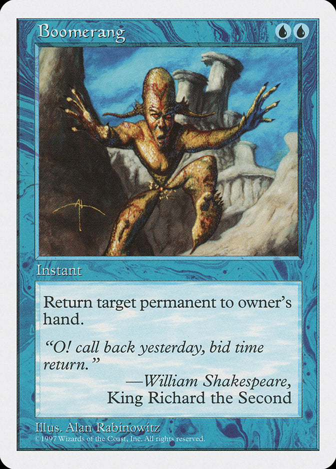 Boomerang [Fifth Edition] - Magic: The Gathering - Card Brawlers | Quebec | Canada |