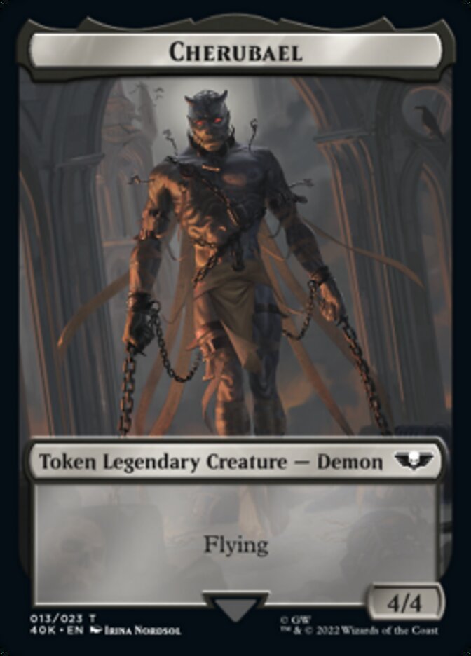 Astartes Warrior (001) // Cherubael Double-Sided Token [Warhammer 40,000 Tokens] - Magic: The Gathering - Card Brawlers | Quebec | Canada |