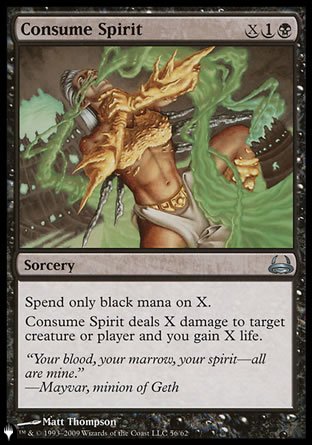 Consume Spirit [The List] - Magic: The Gathering - Card Brawlers | Quebec | Canada |