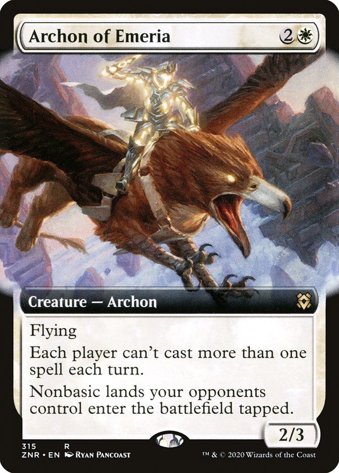 Archon of Emeria (Extended Art) [Zendikar Rising] - Magic: The Gathering - Card Brawlers | Quebec | Canada |