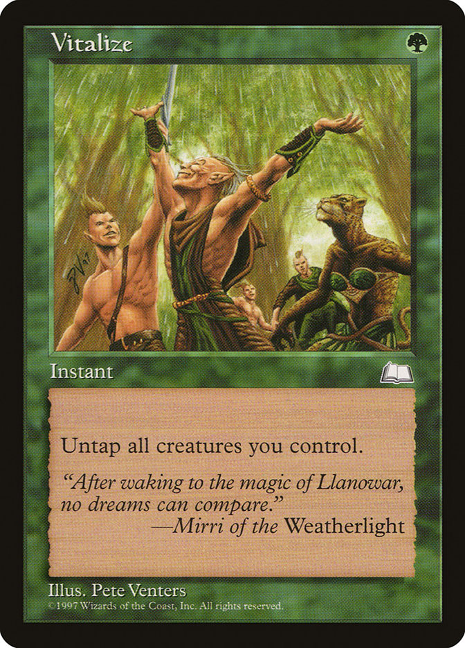 Vitalize [Weatherlight] - Magic: The Gathering - Card Brawlers | Quebec | Canada |