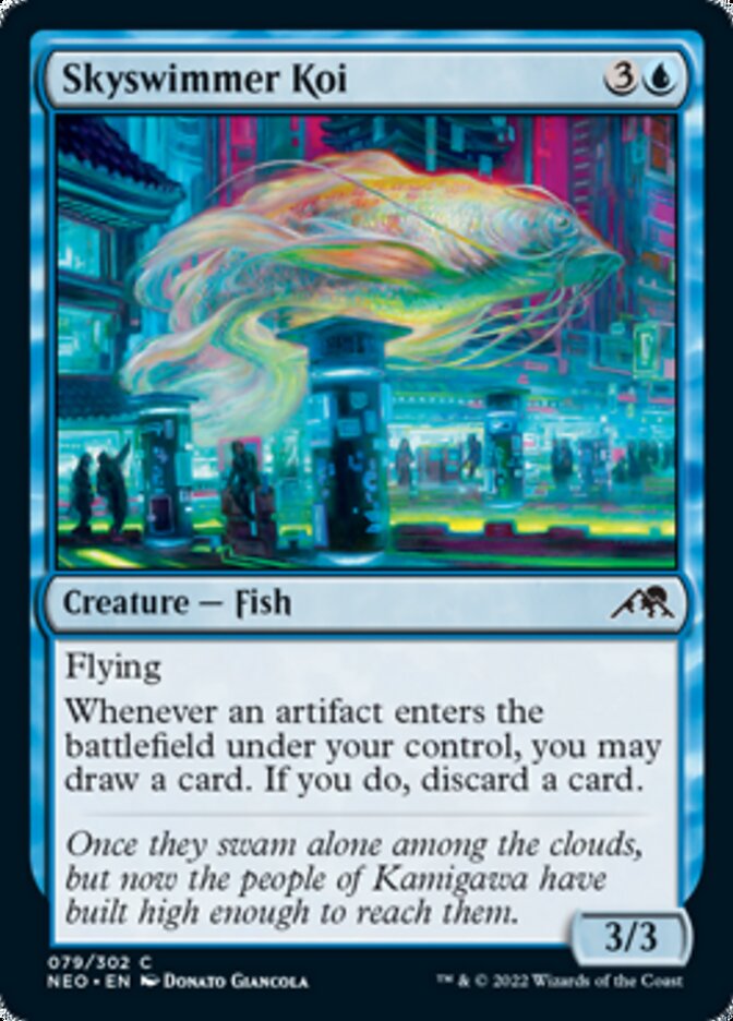 Skyswimmer Koi [Kamigawa: Neon Dynasty] - Magic: The Gathering - Card Brawlers | Quebec | Canada |