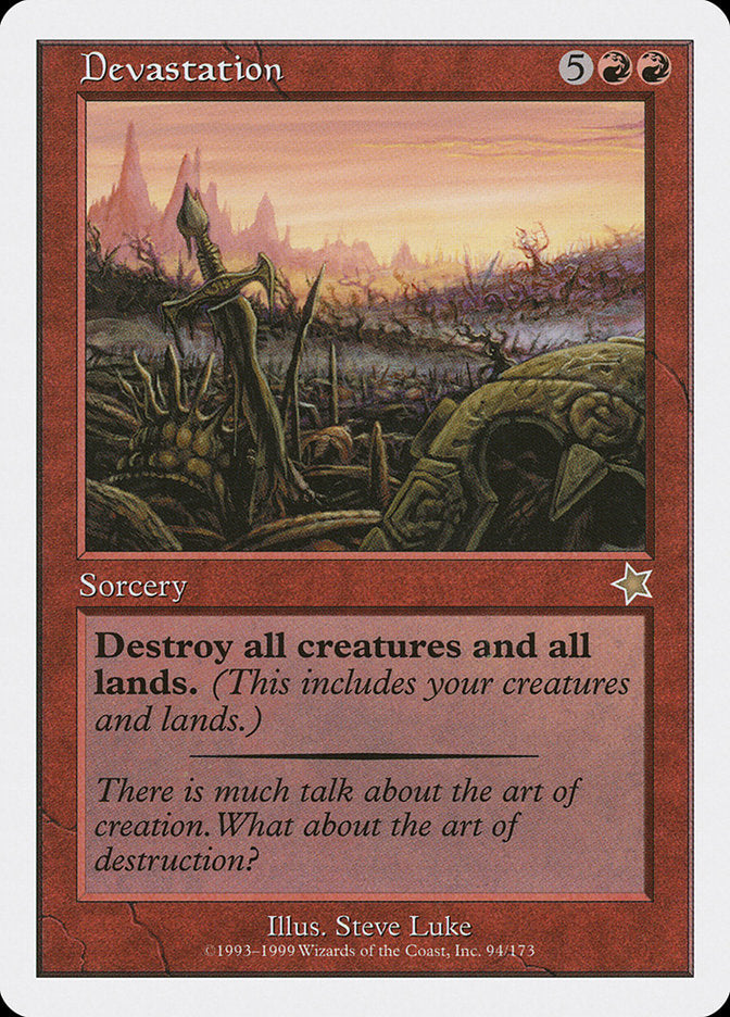 Devastation [Starter 1999] - Magic: The Gathering - Card Brawlers | Quebec | Canada |