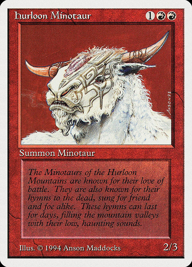 Hurloon Minotaur [Summer Magic / Edgar] - Magic: The Gathering - Card Brawlers | Quebec | Canada |