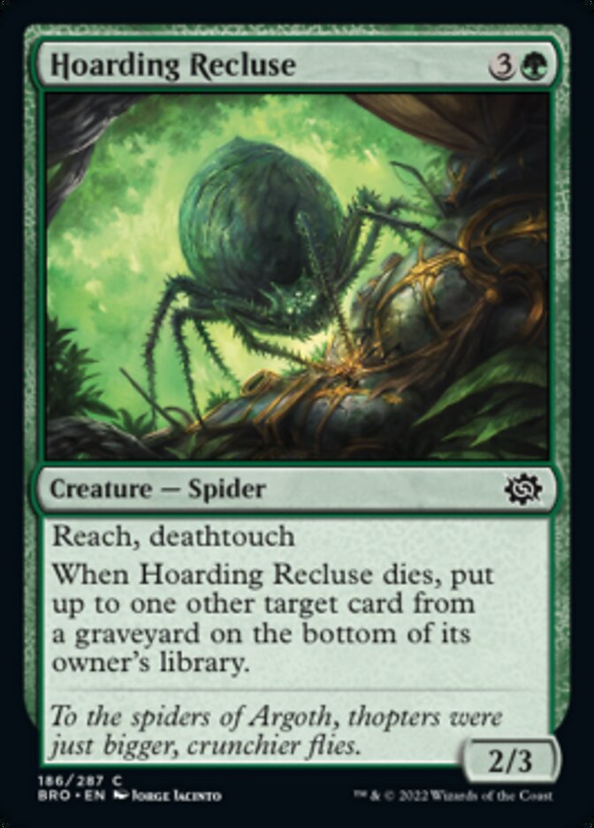 Hoarding Recluse [The Brothers' War] - Magic: The Gathering - Card Brawlers | Quebec | Canada |