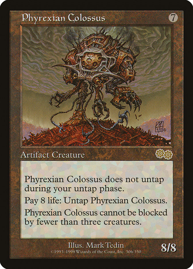 Phyrexian Colossus [Urza's Saga] - Magic: The Gathering - Card Brawlers | Quebec | Canada |
