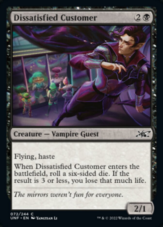 Dissatisfied Customer [Unfinity] - Magic: The Gathering - Card Brawlers | Quebec | Canada |