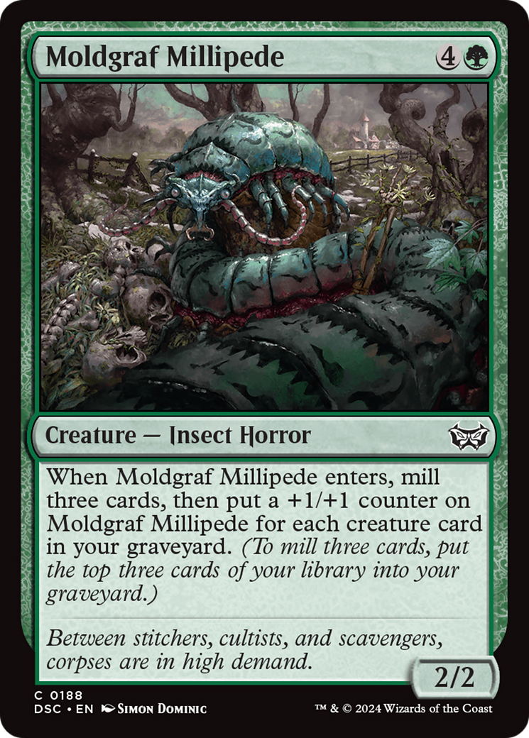 Moldgraf Millipede [Duskmourn: House of Horror Commander] - Magic: The Gathering - Card Brawlers | Quebec | Canada |