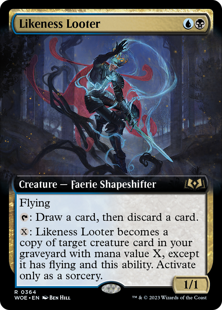 Likeness Looter (Extended Art) [Wilds of Eldraine] - Magic: The Gathering - Card Brawlers | Quebec | Canada |