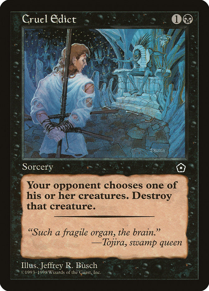 Cruel Edict [Portal Second Age] - Magic: The Gathering - Card Brawlers | Quebec | Canada |