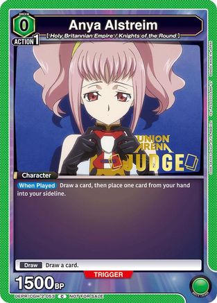 Anya Alstreim (Judge Pack) (UEPR/CGH-2-053) - Union Arena Promotion Cards Foil - Union Arena Promotion Cards - Card Brawlers | Quebec | Canada |