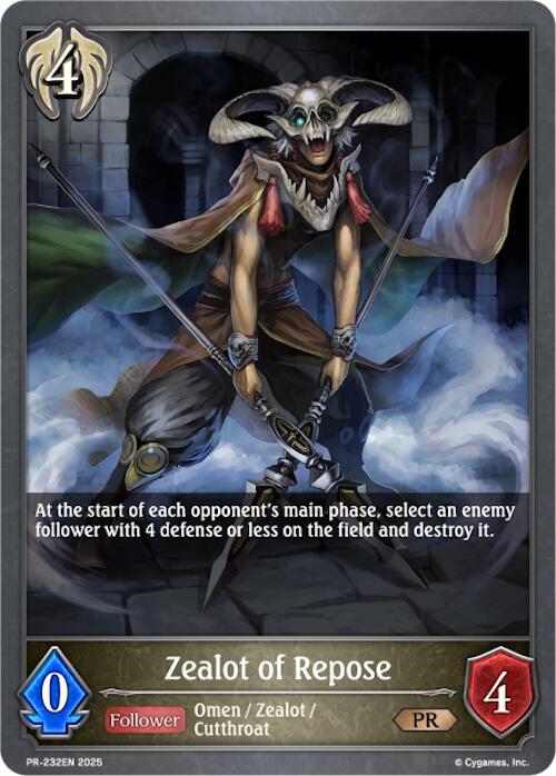 Zealot of Repose (PR-232EN) [Promotional Cards] - Bushiroad - Card Brawlers | Quebec | Canada |