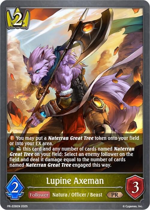 Lupine Axeman (PR-228EN) [Promotional Cards] - Bushiroad - Card Brawlers | Quebec | Canada |