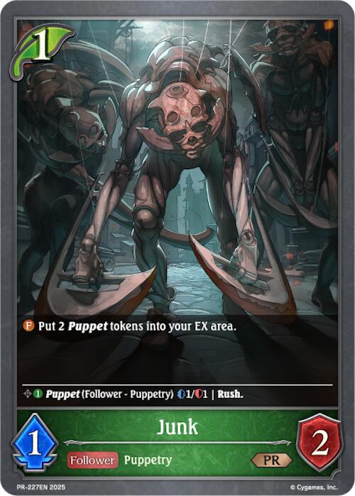 Junk (PR-227EN) [Promotional Cards] - Bushiroad - Card Brawlers | Quebec | Canada |