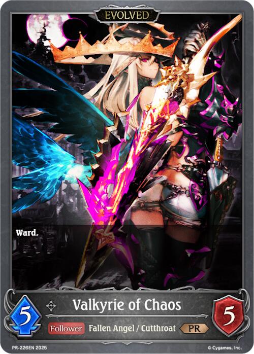 Valkyrie of Chaos (Evolved) (PR-226EN) [Promotional Cards] - Bushiroad - Card Brawlers | Quebec | Canada |