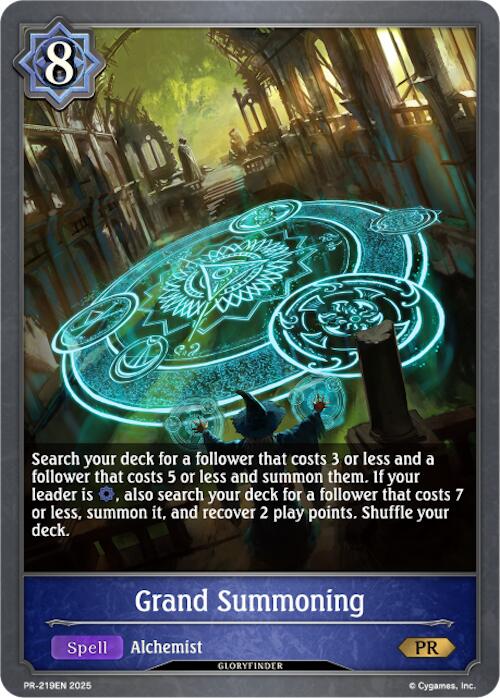 Grand Summoning (PR-219EN) [Promotional Cards] - Bushiroad - Card Brawlers | Quebec | Canada |
