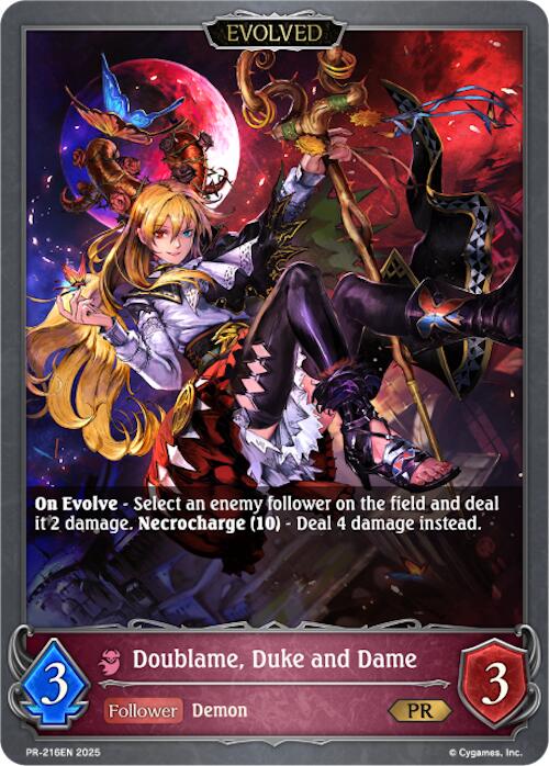 Doublame, Duke and Dame (Evolved) (PR-216EN) [Promotional Cards] - Bushiroad - Card Brawlers | Quebec | Canada |