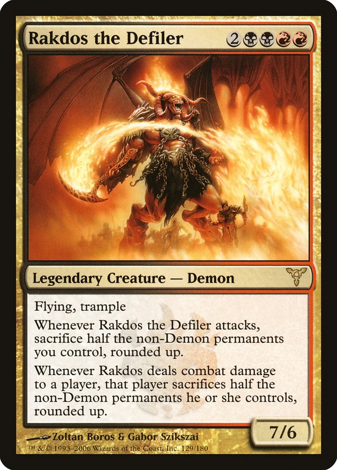 Rakdos the Defiler [Dissension] - Magic: The Gathering - Card Brawlers | Quebec | Canada |