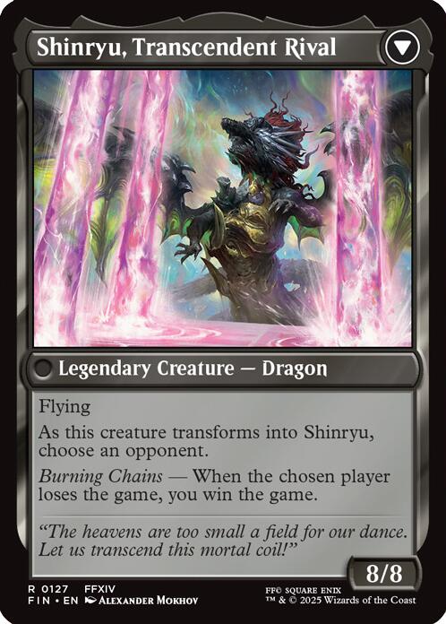 Zenos yae Galvus // Shinryu, Transcendent Rival [FINAL FANTASY] - Magic: The Gathering - Card Brawlers | Quebec | Canada |