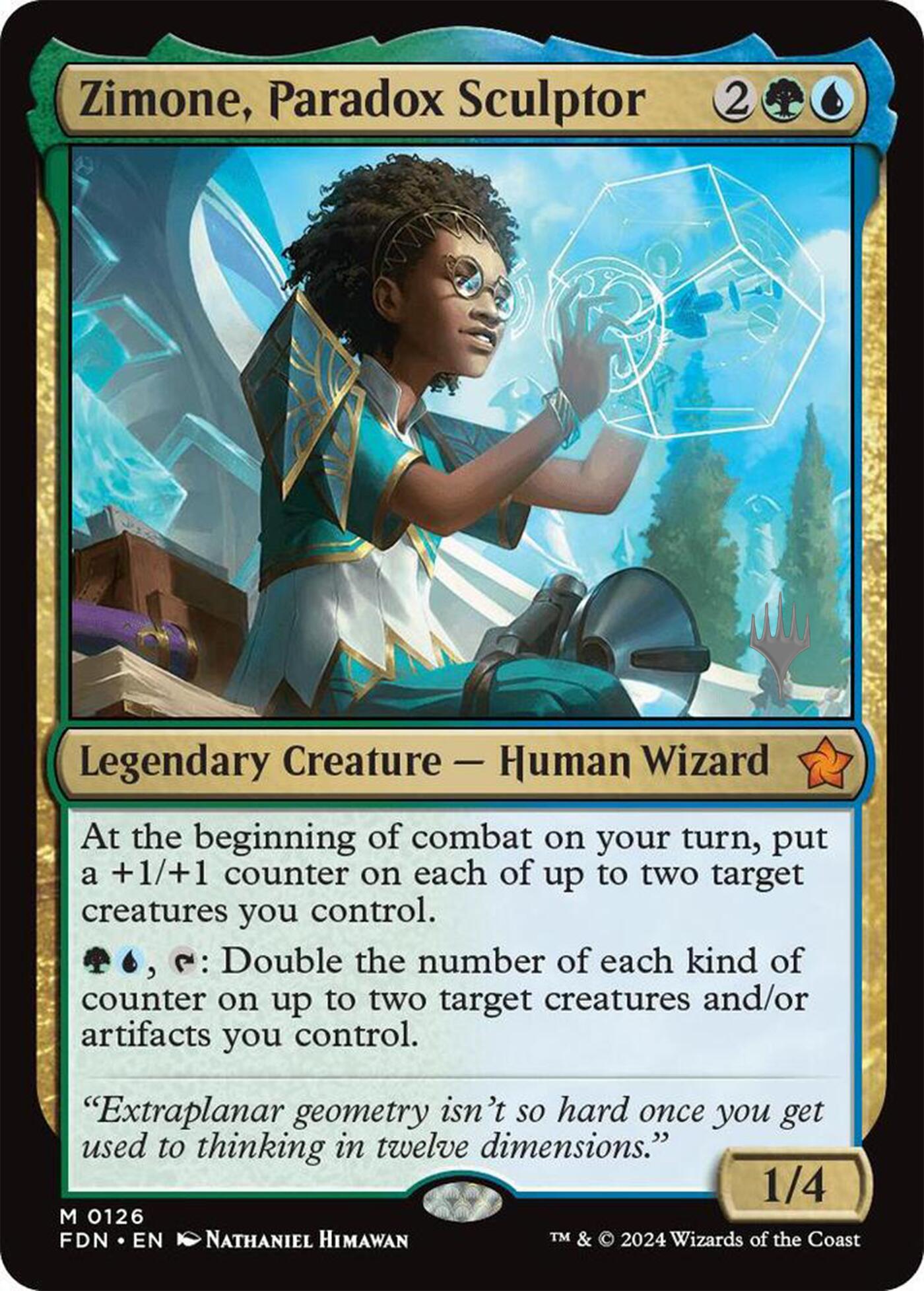 Zimone, Paradox Sculptor (Promo Pack) [Foundations Promos] - Magic: The Gathering - Card Brawlers | Quebec | Canada |