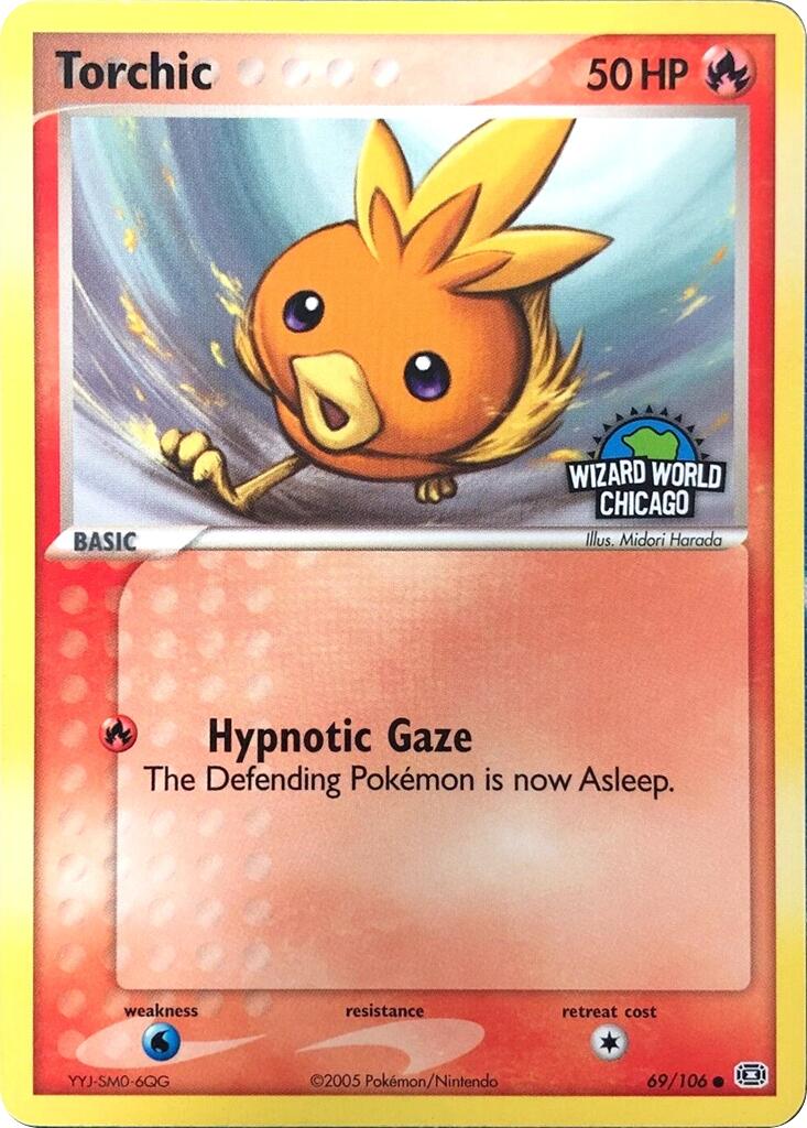 Torchic (69/106) (Wizard World Chicago) [Miscellaneous Cards] - Pokémon - Card Brawlers | Quebec | Canada |