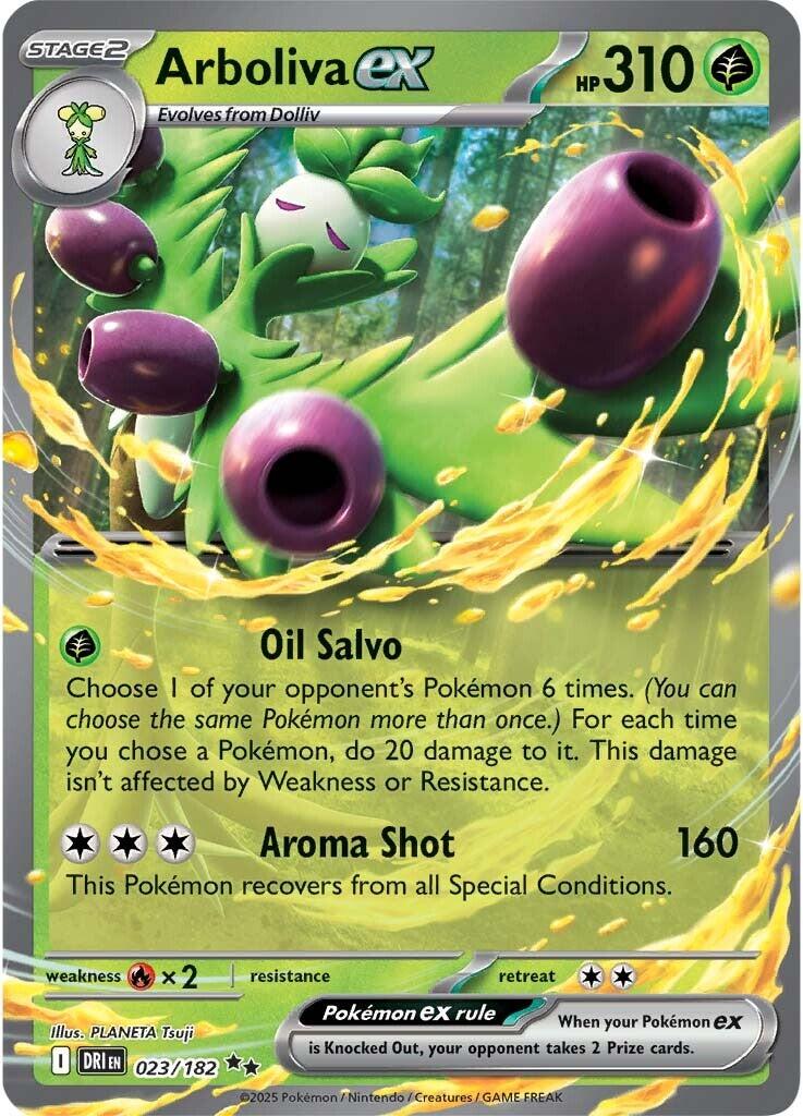 Arboliva ex (023/182) [Scarlet & Violet: Destined Rivals] - Pokémon - Card Brawlers | Quebec | Canada |