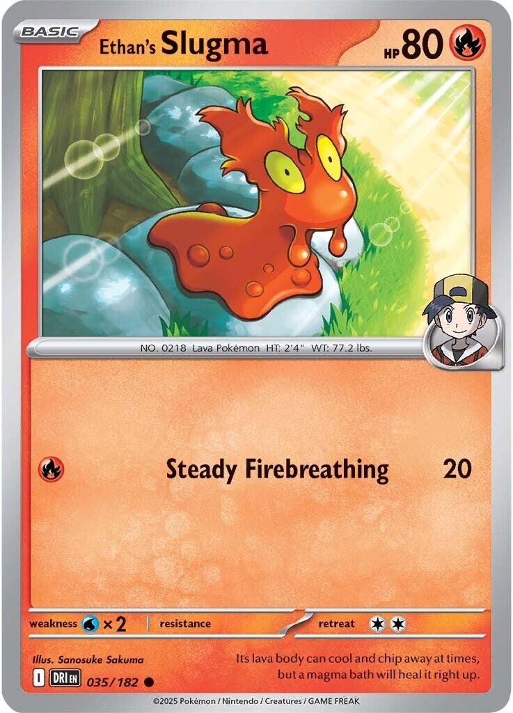 Ethan's Slugma (035/182) [Scarlet & Violet: Destined Rivals] - Pokémon - Card Brawlers | Quebec | Canada |