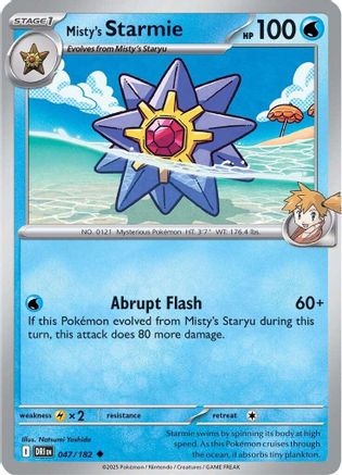Misty's Starmie (047/182) [Scarlet & Violet: Destined Rivals] - Pokémon - Card Brawlers | Quebec | Canada |