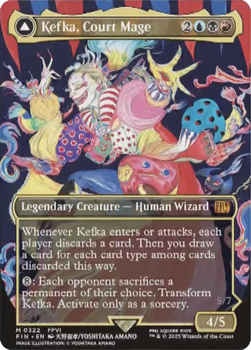 Kefka, Court Mage // Kefka, Ruler of Ruin (Borderless) (0322) [FINAL FANTASY] - Magic: The Gathering - Card Brawlers | Quebec | Canada |