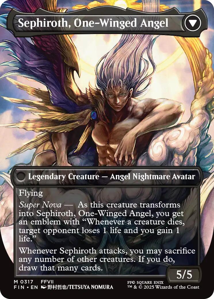 Sephiroth, Fabled SOLDIER // Sephiroth, One-Winged Angel (Borderless) (0317) [FINAL FANTASY] - Magic: The Gathering - Card Brawlers | Quebec | Canada |