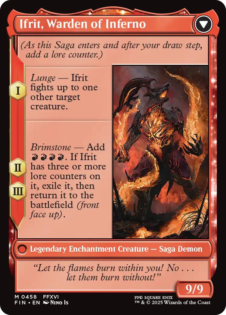 Clive, Ifrit's Dominant // Ifrit, Warden of Inferno (Extended Art) [FINAL FANTASY] - Magic: The Gathering - Card Brawlers | Quebec | Canada |