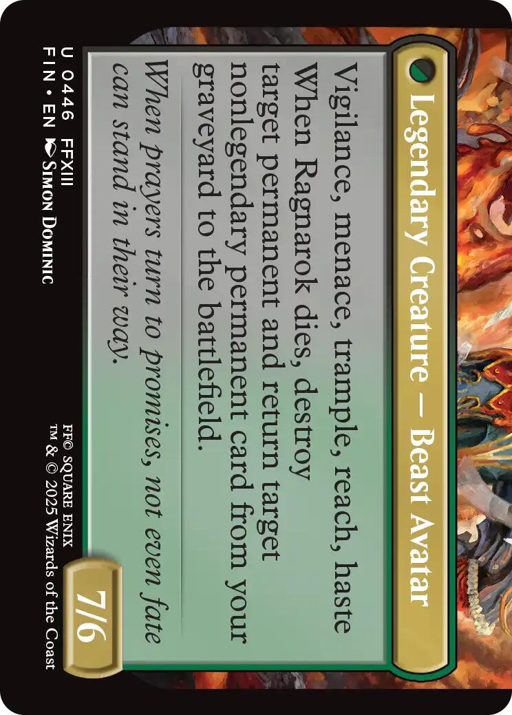 Fang, Fearless l'Cie (Extended Art) [FINAL FANTASY] - Magic: The Gathering - Card Brawlers | Quebec | Canada |