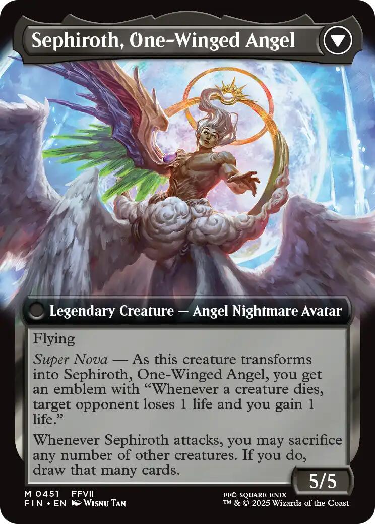 Sephiroth, Fabled SOLDIER // Sephiroth, One-Winged Angel (Extended Art) [FINAL FANTASY] - Magic: The Gathering - Card Brawlers | Quebec | Canada |