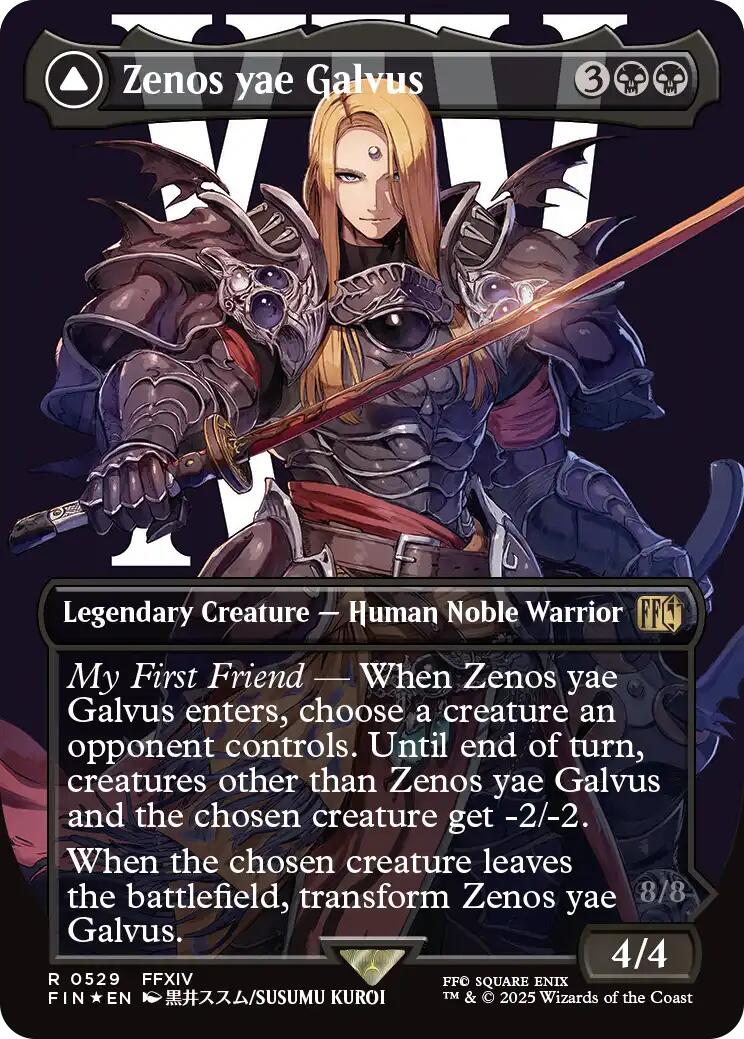 Zenos yae Galvus // Shinryu, Transcendent Rival (Borderless) (Surge Foil) [FINAL FANTASY] - Magic: The Gathering - Card Brawlers | Quebec | Canada |