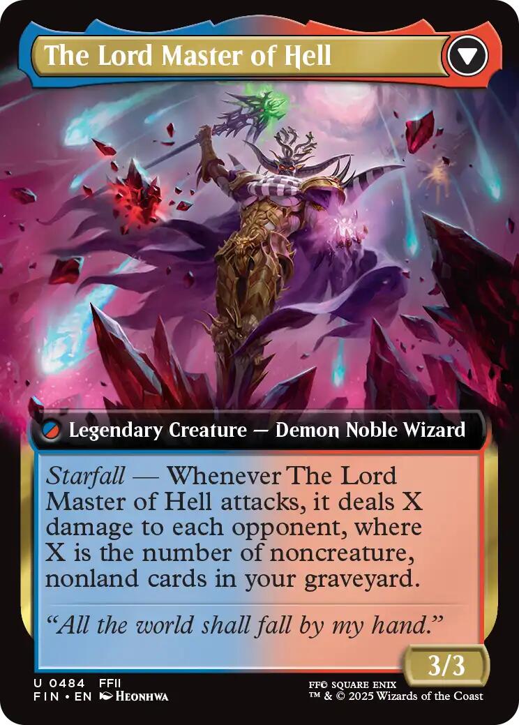 The Emperor of Palamecia // The Lord Master of Hell (Extended Art) [FINAL FANTASY] - Magic: The Gathering - Card Brawlers | Quebec | Canada |