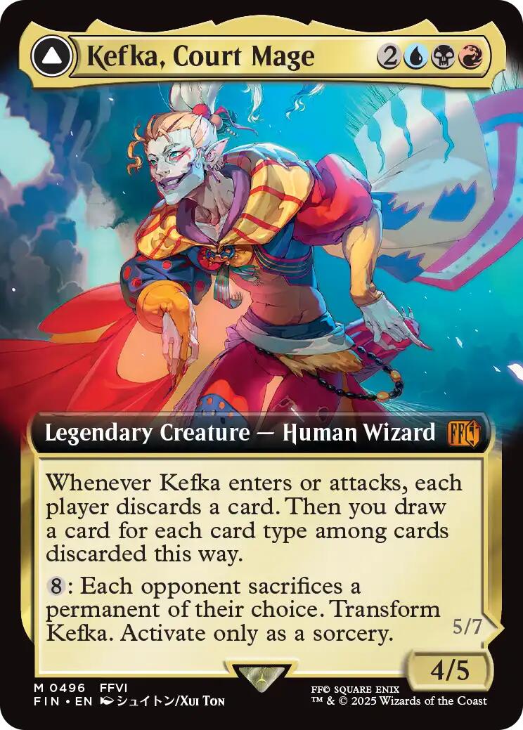 Kefka, Court Mage // Kefka, Ruler of Ruin (Extended Art) [FINAL FANTASY] - Magic: The Gathering - Card Brawlers | Quebec | Canada |