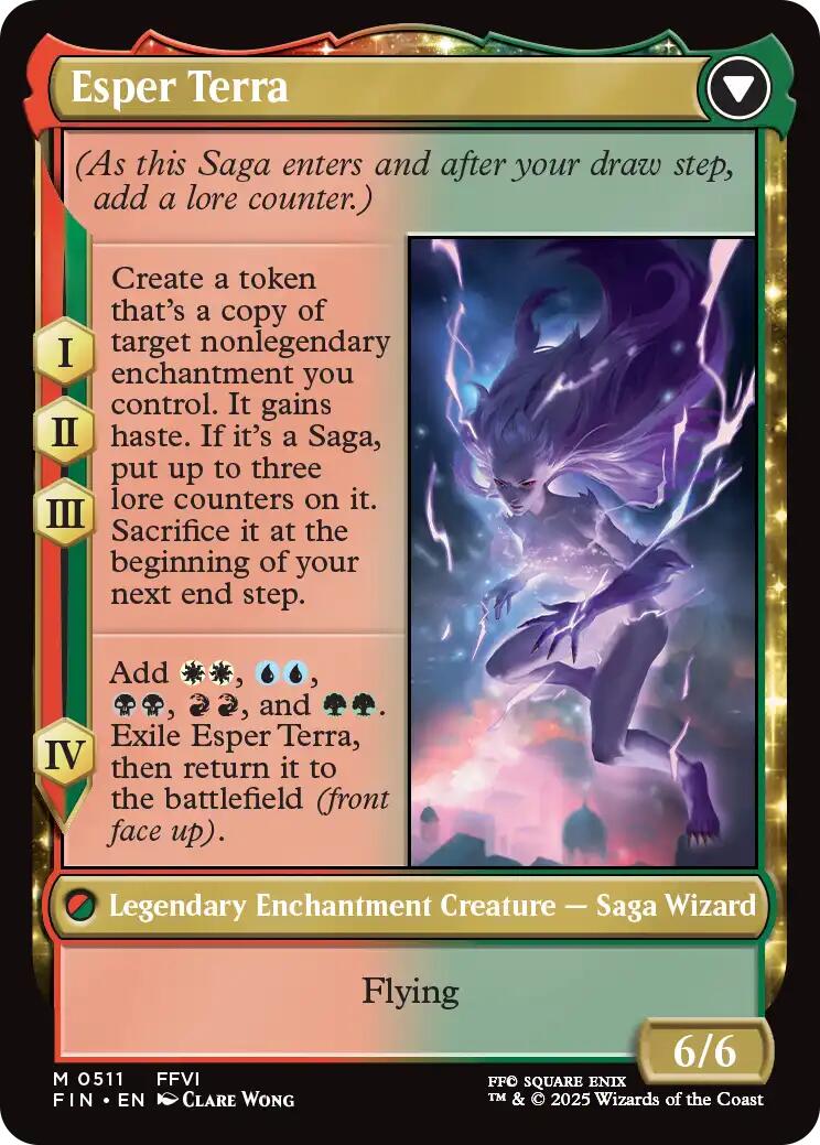 Terra, Magical Adept // Esper Terra (Extended Art) [FINAL FANTASY] - Magic: The Gathering - Card Brawlers | Quebec | Canada |