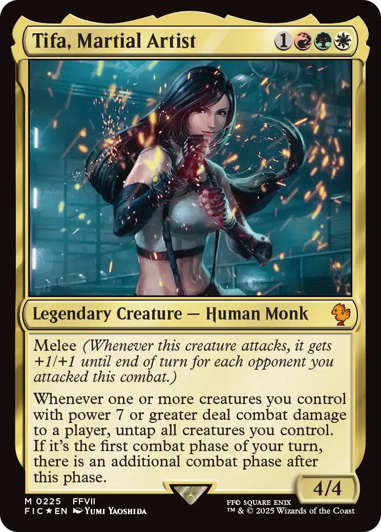 Tifa, Martial Artist (Surge Foil) [FINAL FANTASY Commander] - Magic: The Gathering - Card Brawlers | Quebec | Canada |