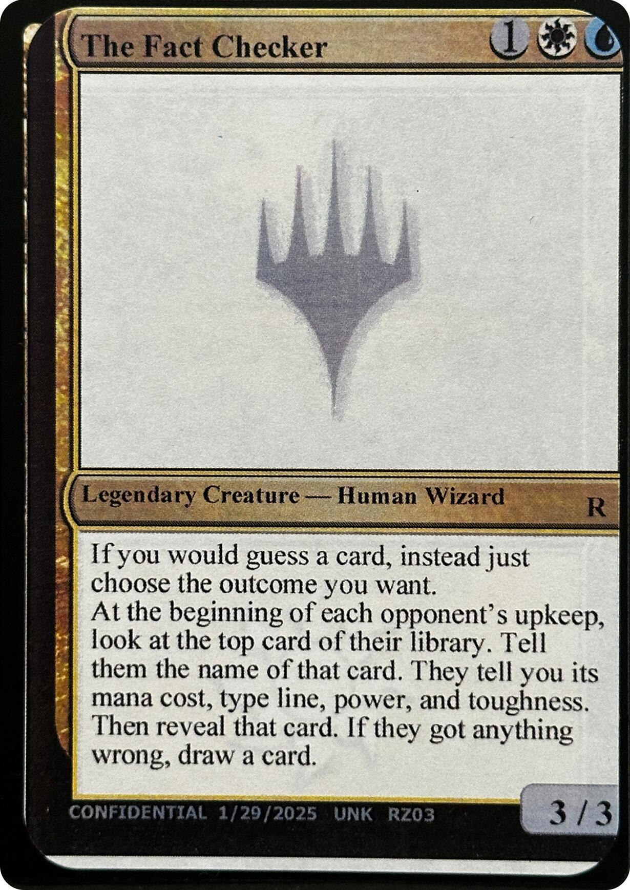 The Fact Checker [Unknown Event] - Magic: The Gathering - Card Brawlers | Quebec | Canada |