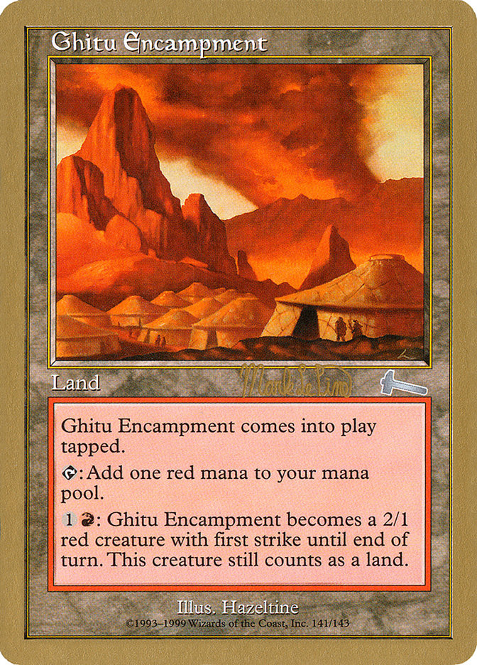 Ghitu Encampment (Mark Le Pine) [World Championship Decks 1999] - Magic: The Gathering - Card Brawlers | Quebec | Canada |
