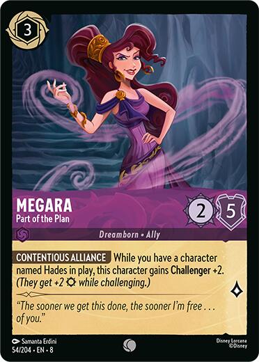 Megara - Part of the Plan (54/204) [Reign of Jafar] - Disney - Card Brawlers | Quebec | Canada |