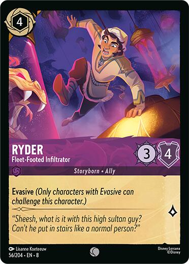 Ryder - Fleet-Footed Infiltrator (56/204) [Reign of Jafar] - Disney - Card Brawlers | Quebec | Canada |