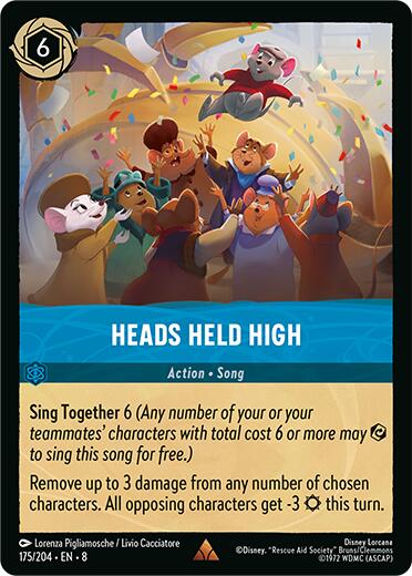 Heads Held High (175/204) [Reign of Jafar] - Disney - Card Brawlers | Quebec | Canada |