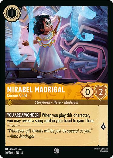 Mirabel Madrigal - Curious Child (10/204) [Reign of Jafar] - Disney - Card Brawlers | Quebec | Canada |