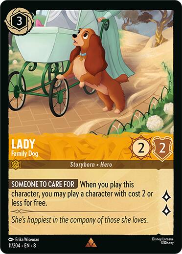 Lady - Family Dog (11/204) [Reign of Jafar] - Disney - Card Brawlers | Quebec | Canada |