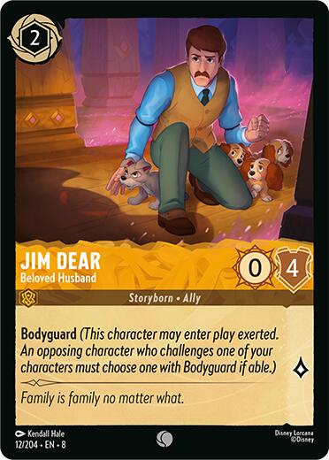 Jim Dear - Beloved Husband (12/204) [Reign of Jafar] - Disney - Card Brawlers | Quebec | Canada |
