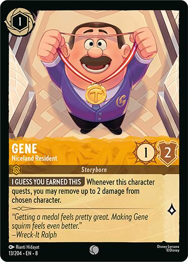Gene - Niceland Resident (13/204) [Reign of Jafar] - Disney - Card Brawlers | Quebec | Canada |